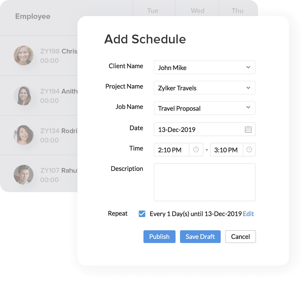 timesheets