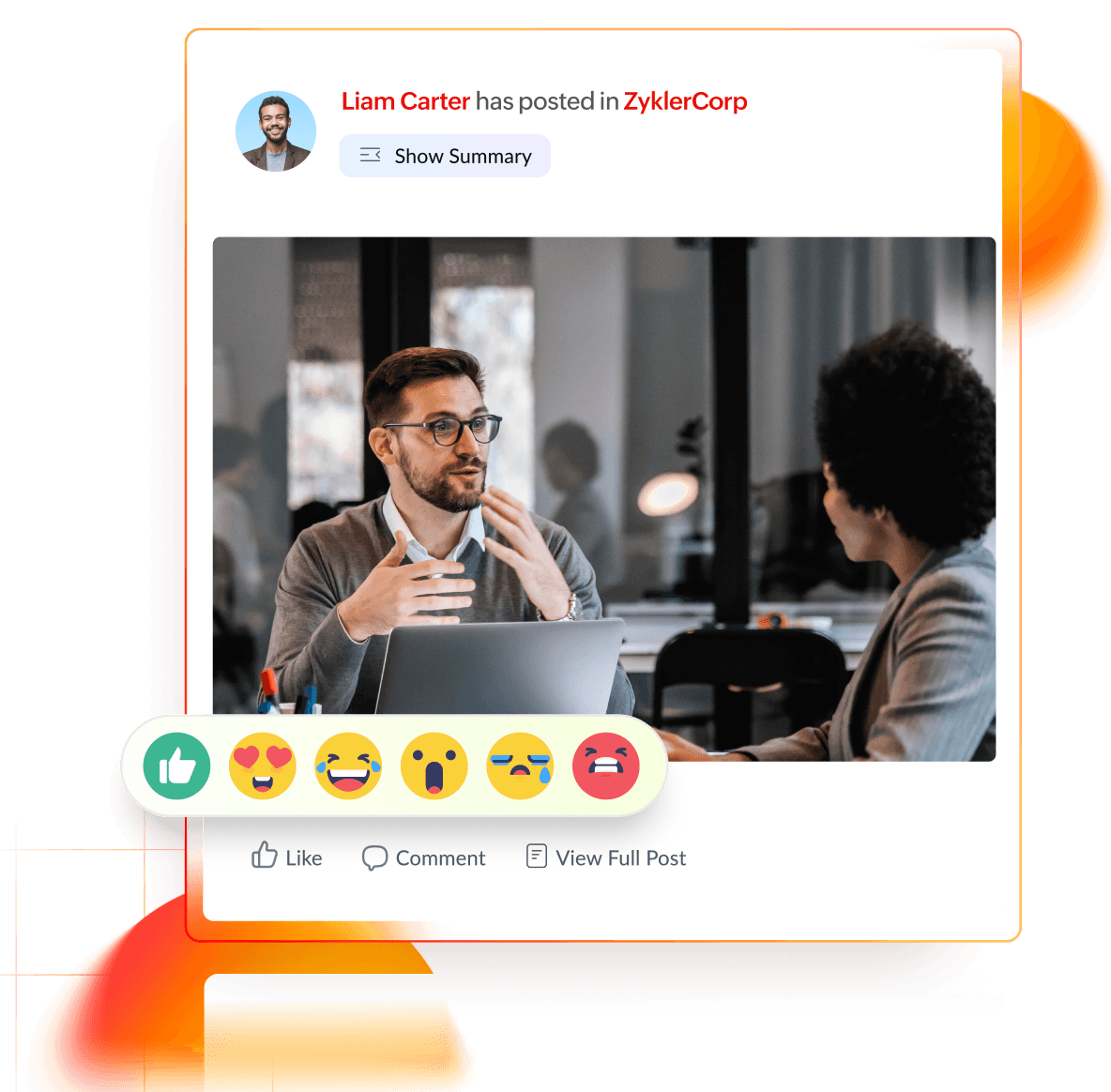 Feeds in Zoho People Plus