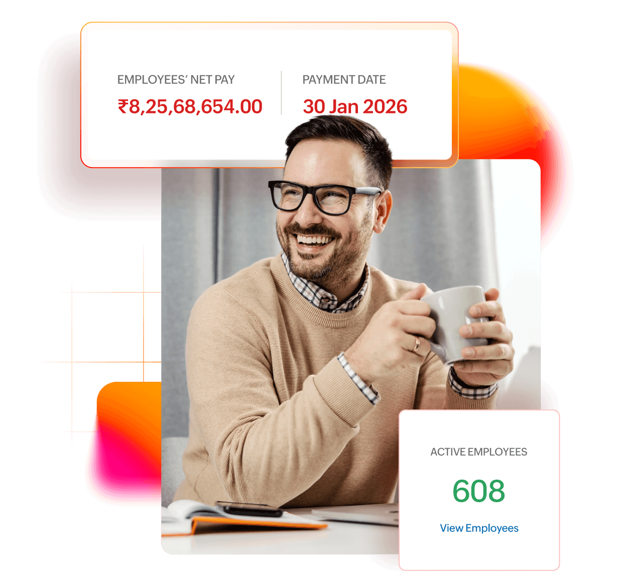 Payroll data in Zoho People Plus