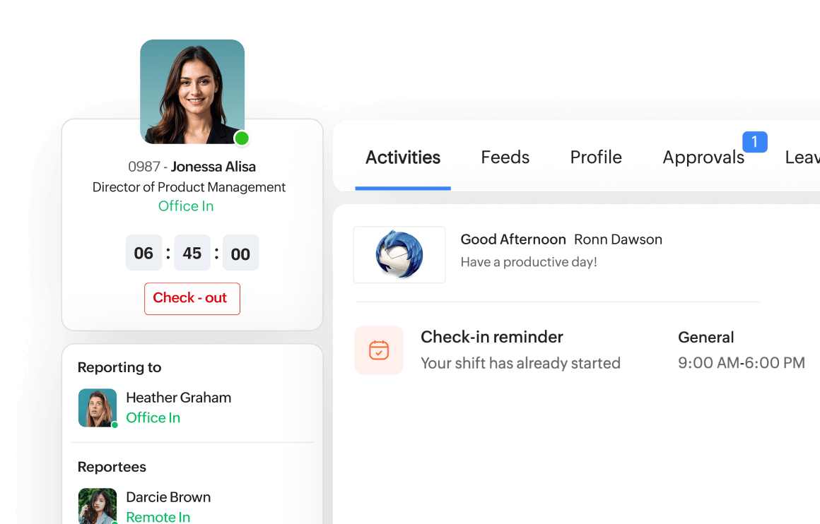 Spaces in Zoho People Plus