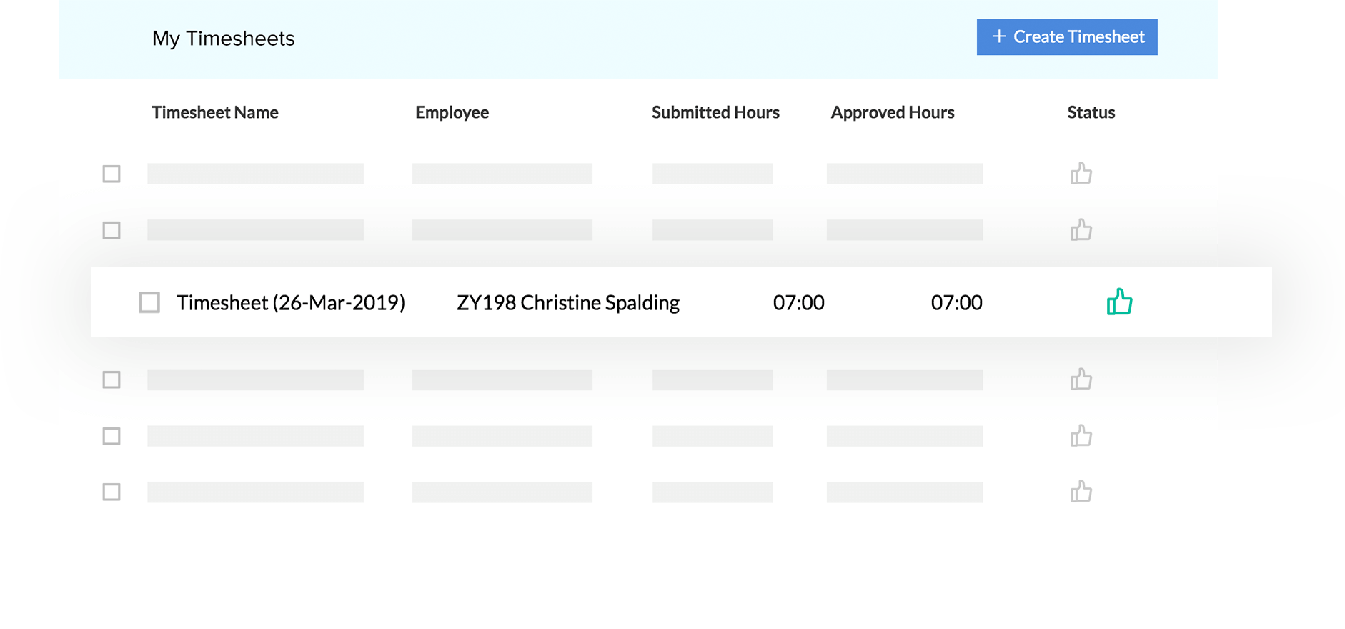 Timesheets