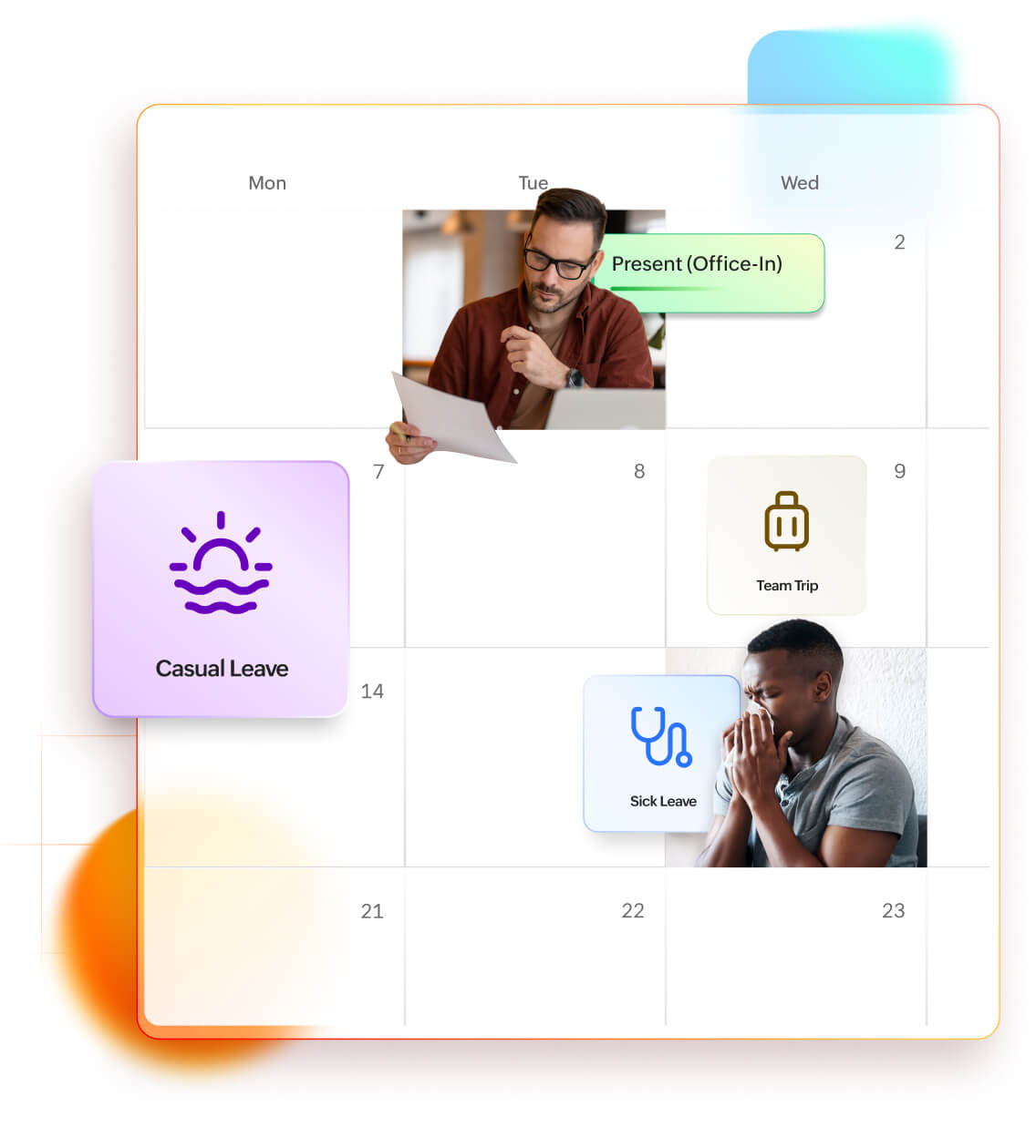 People Plus Time and Attendance management dashboard
