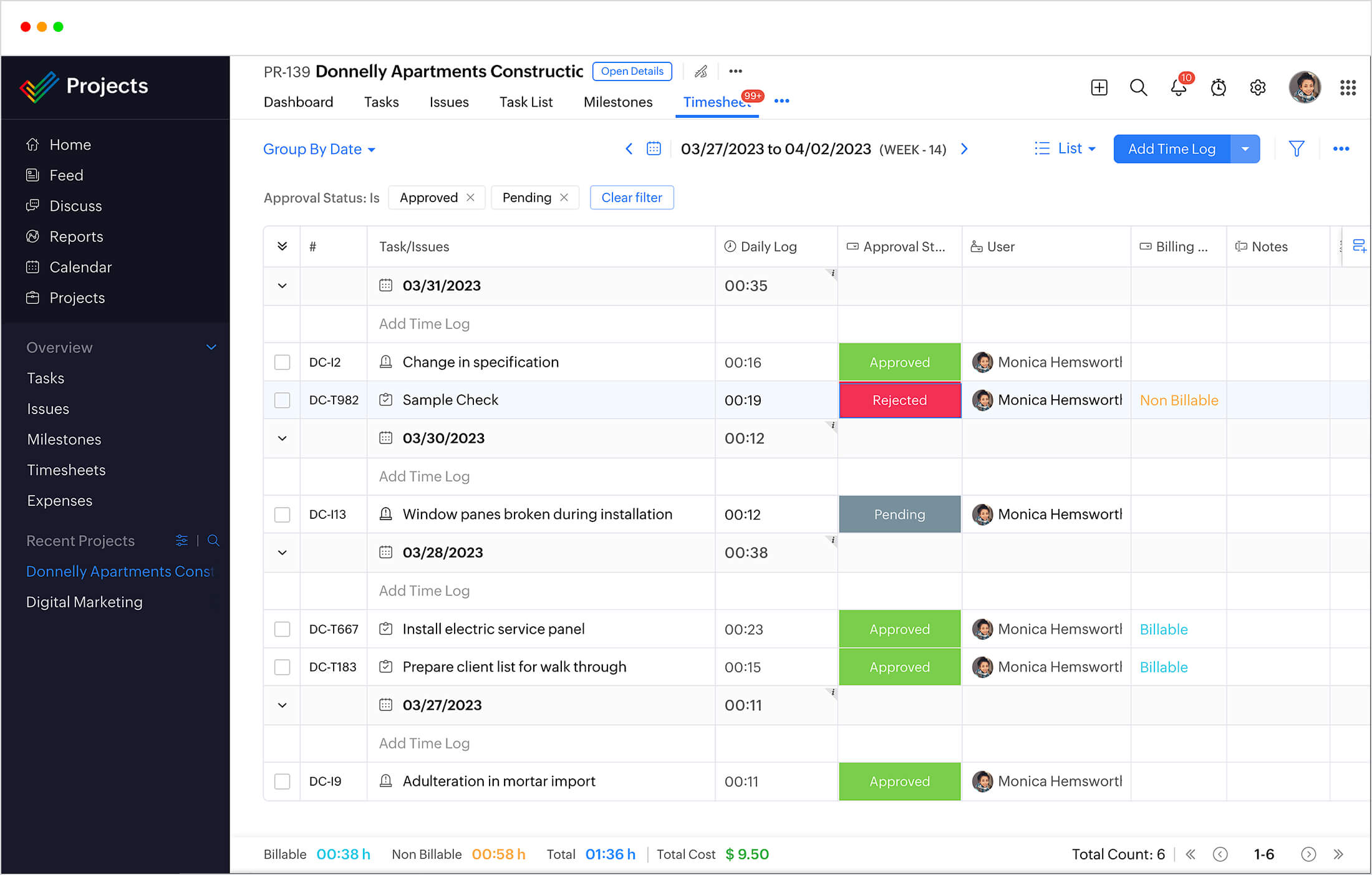 Software de gerenciamento de projetos para profissionais da educação – Zoho Projects