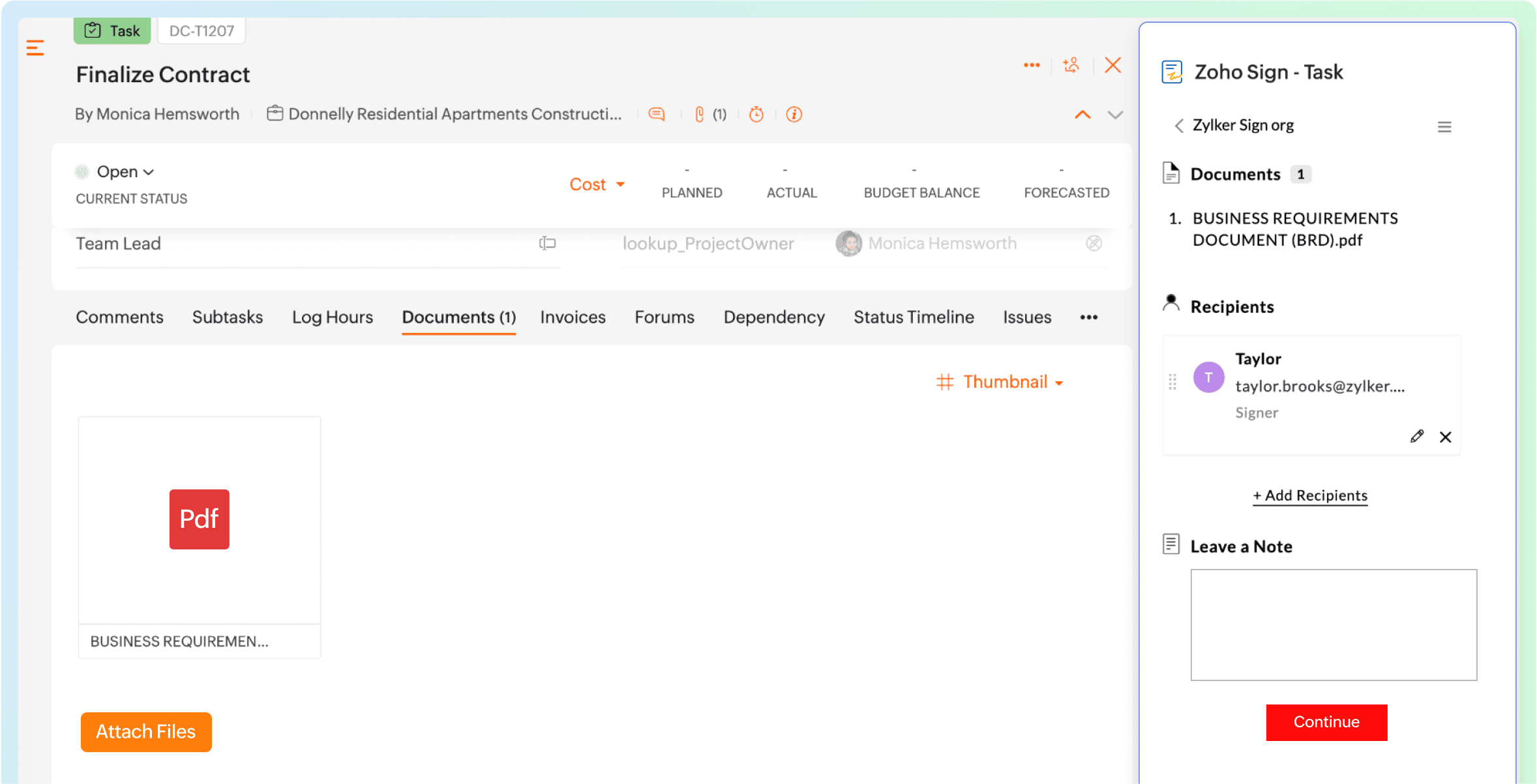 Leave no room for project delays