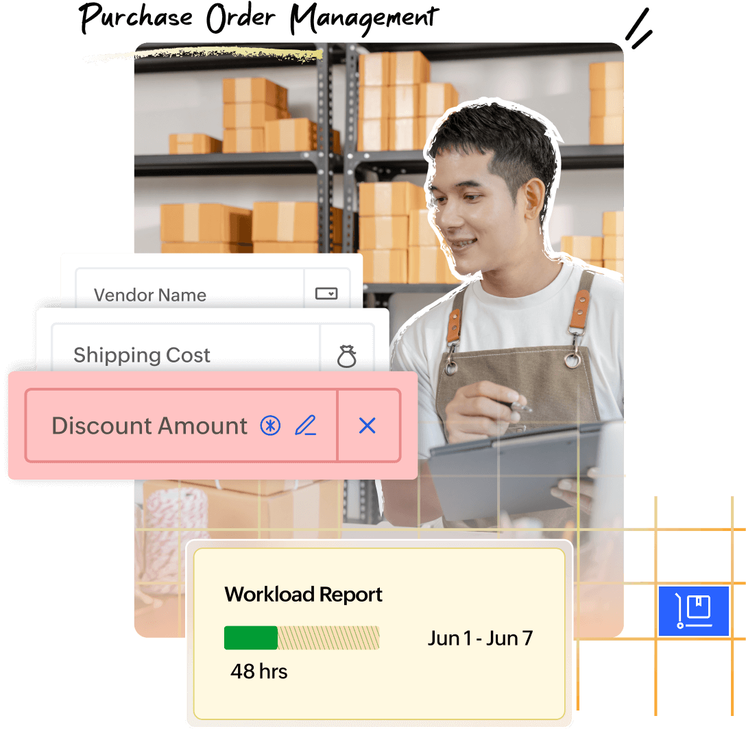 Purchase Order Tracking and Management with Zoho Projects
