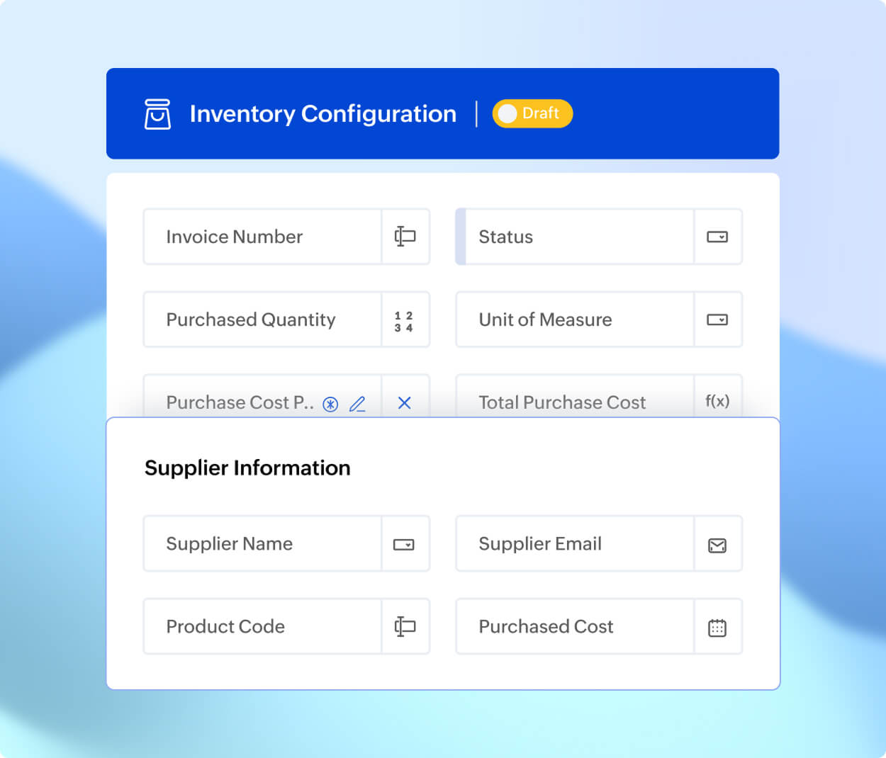 Structure your own inventory workflows with Zoho Projects