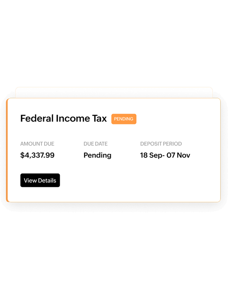 Auto compliance return filing zoho payroll