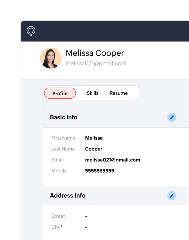 Candidate portal zoho recruit