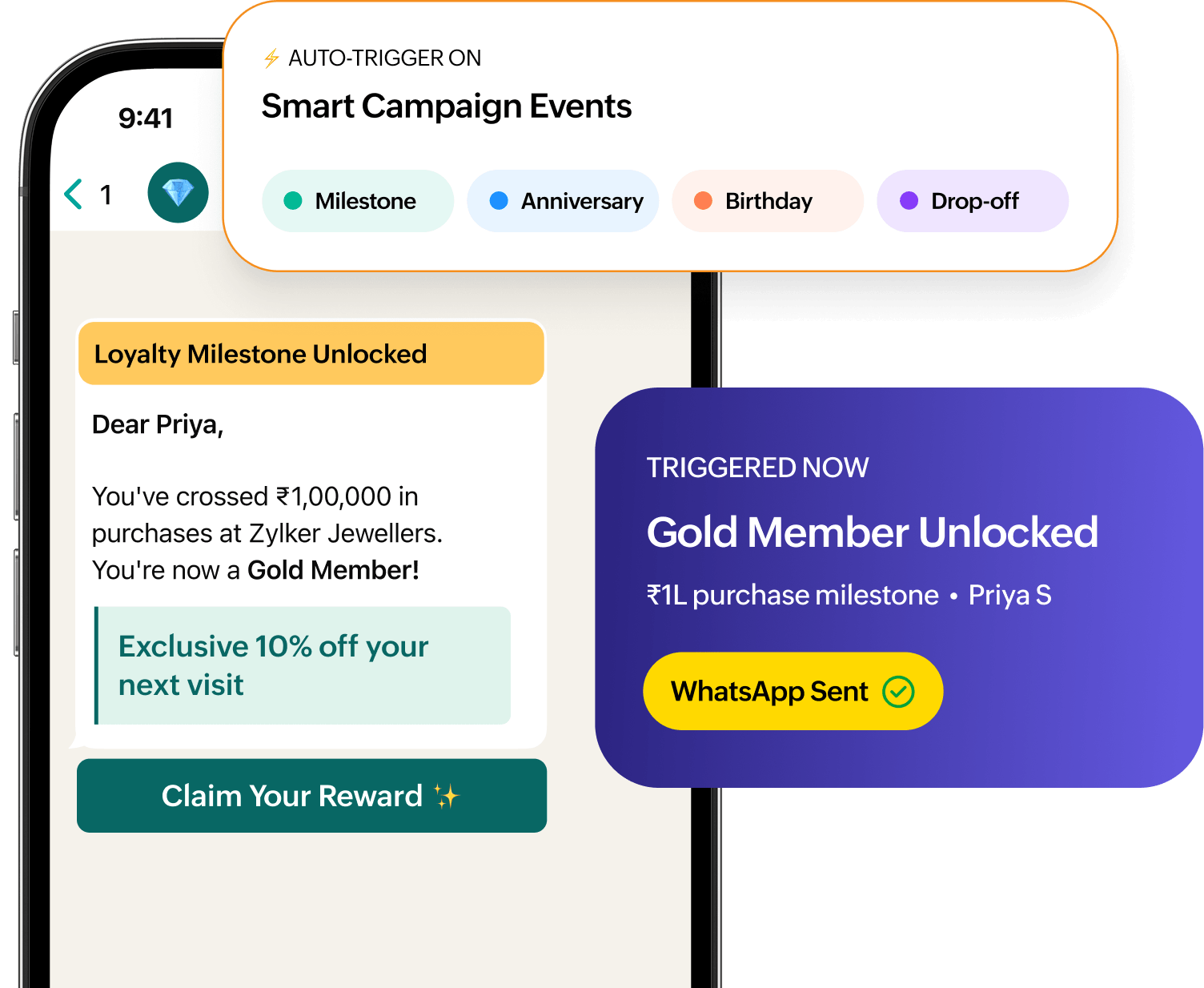 Launch high-impact campaigns in minutes