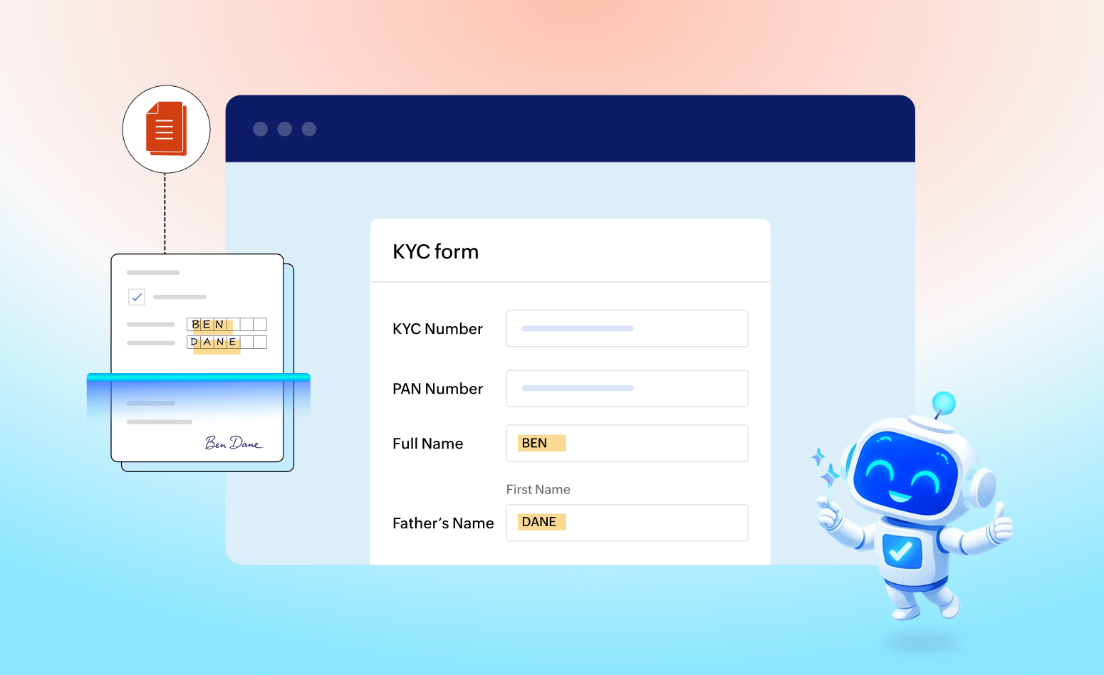 KYC document process automation
