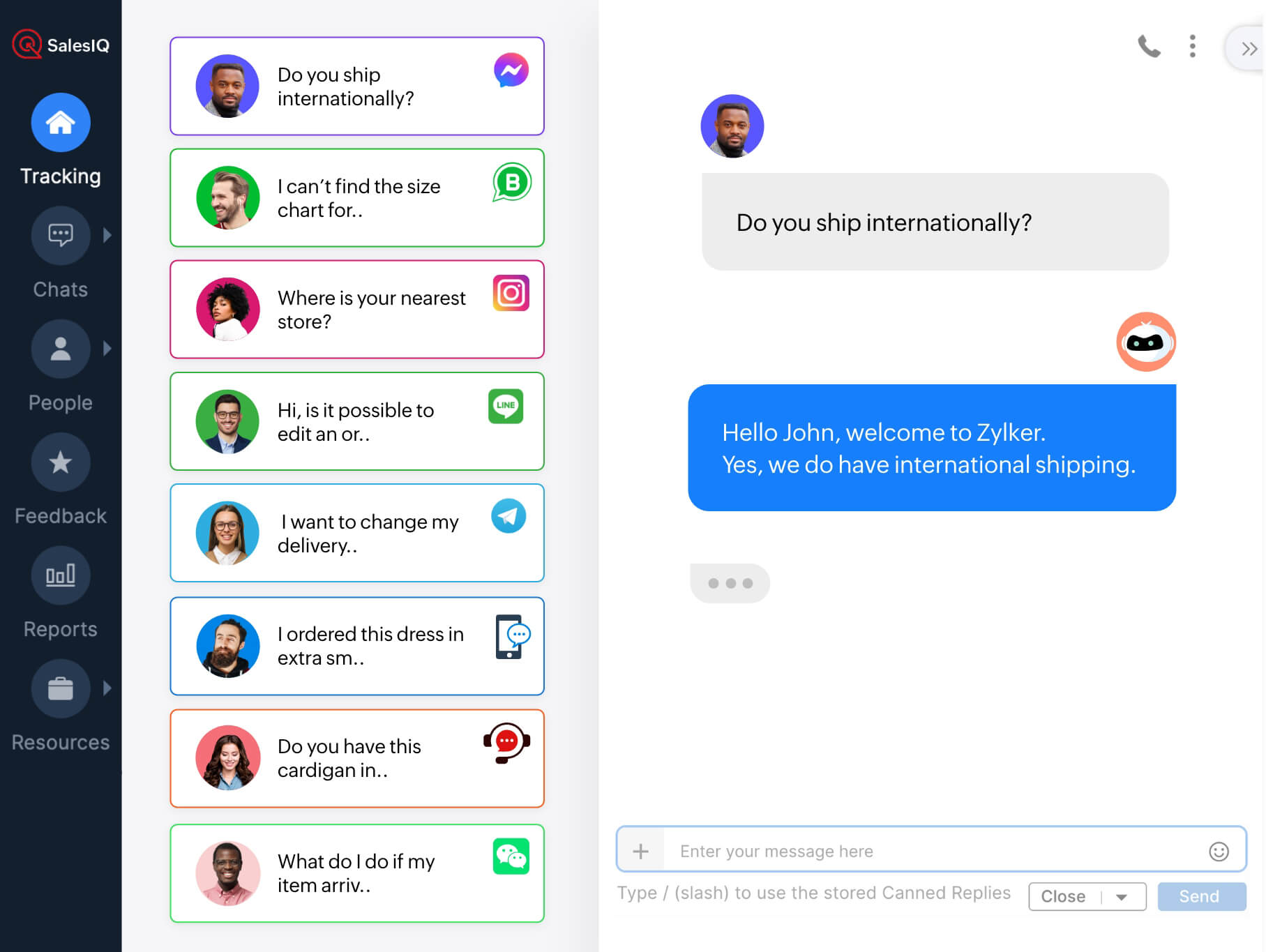 Reach customers on their favorite instant messaging channels