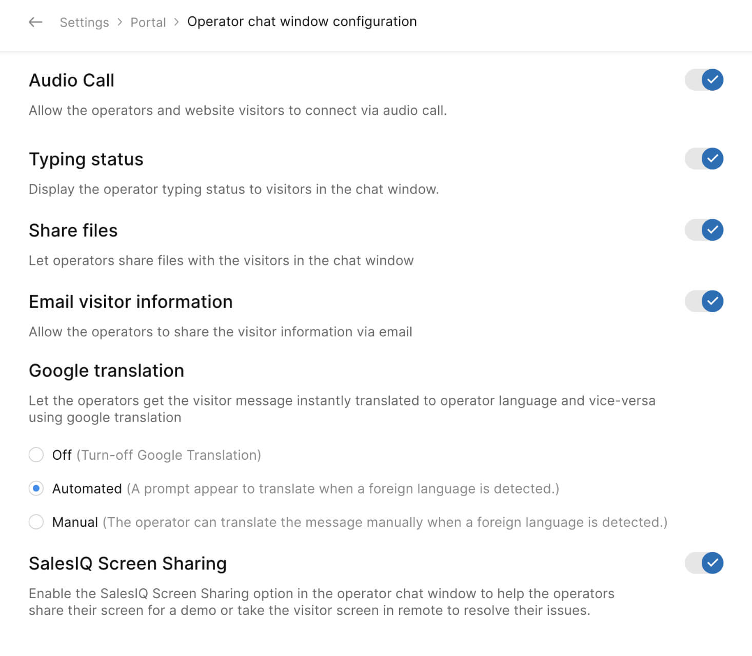 Manage call permissions