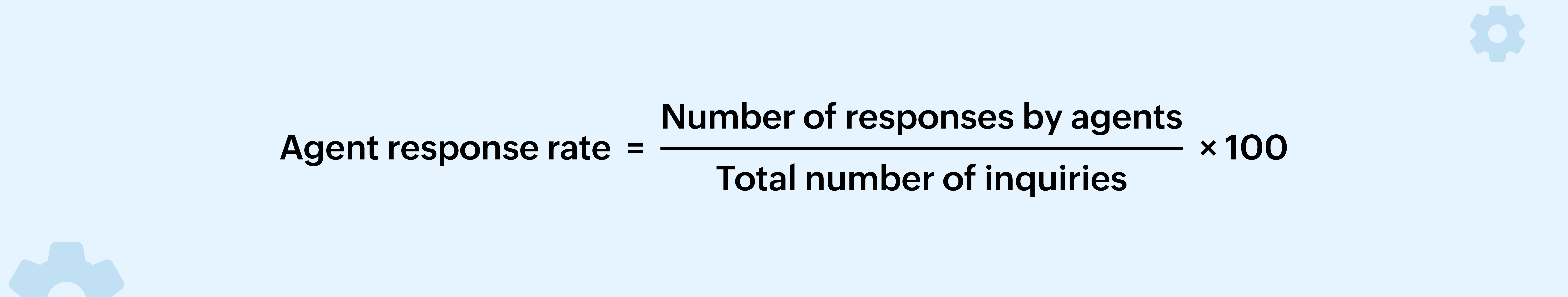 agent response rate