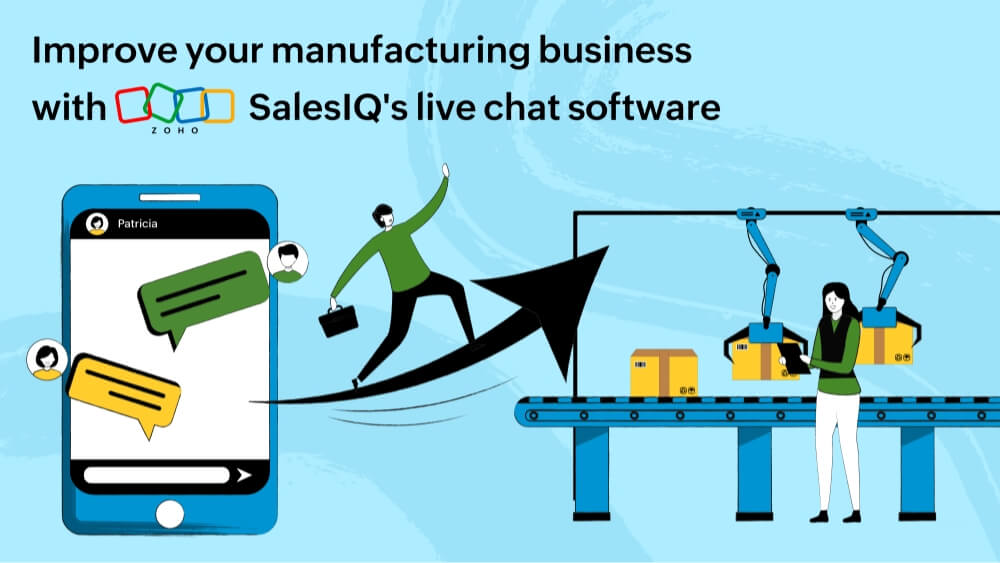 Improve manufacturing business with live chat software