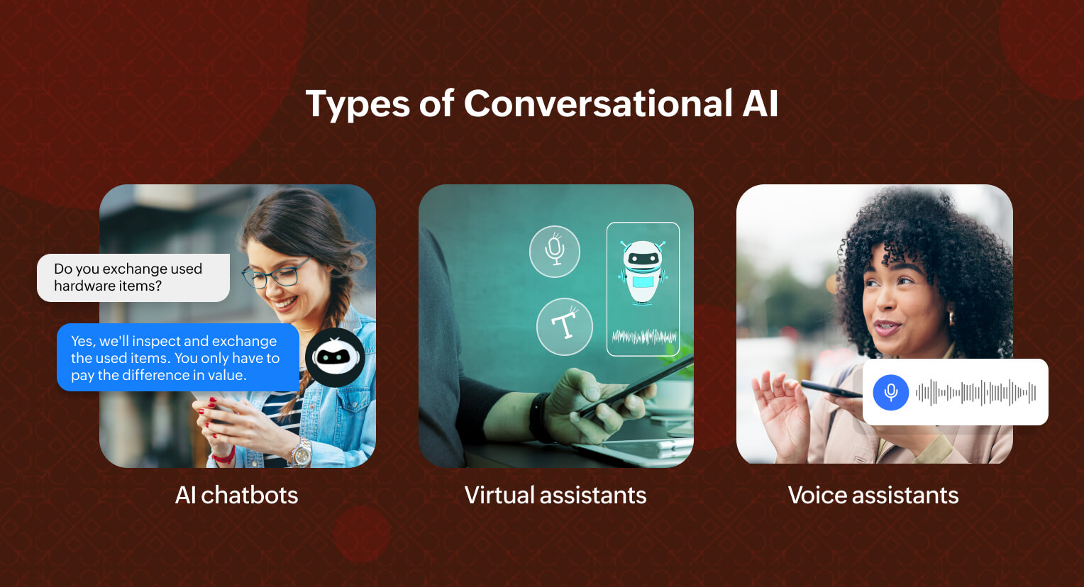 types of conversational AI