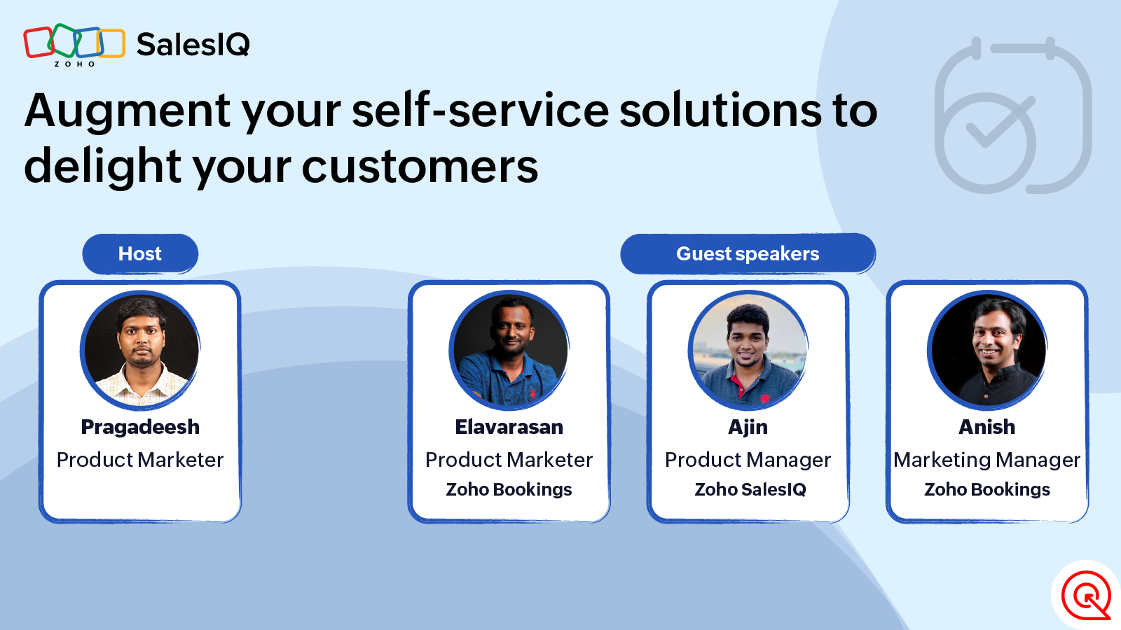Let customers book appointments on your website chat with Zoho SalesIQ-Bookings integration