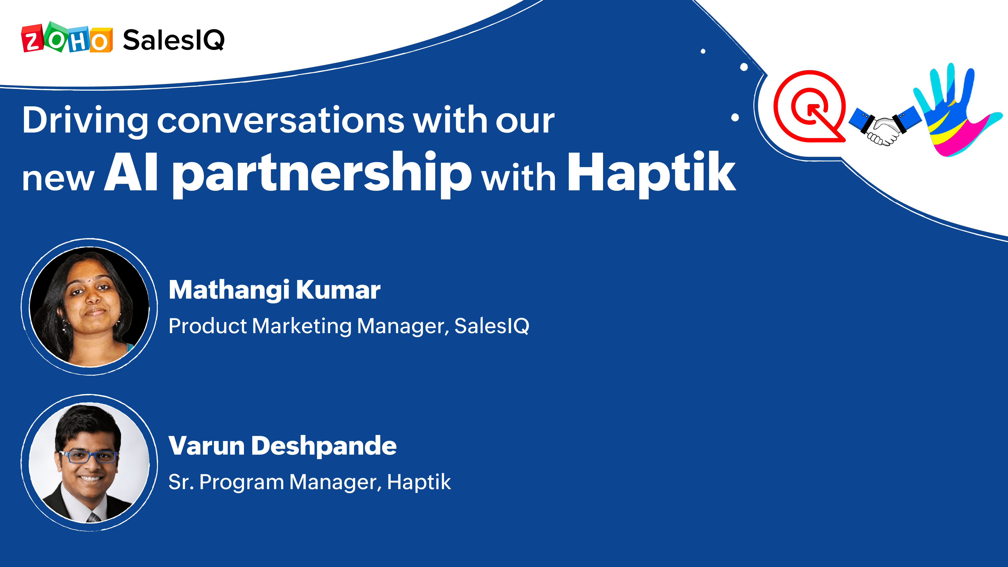 Build a conversational AI chatbot using SalesIQ and Haptik