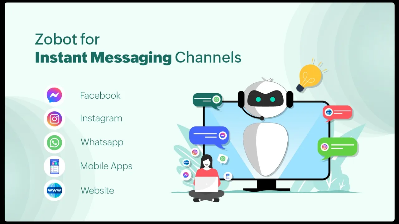 Automate customer support on instant messaging channels with chatbots