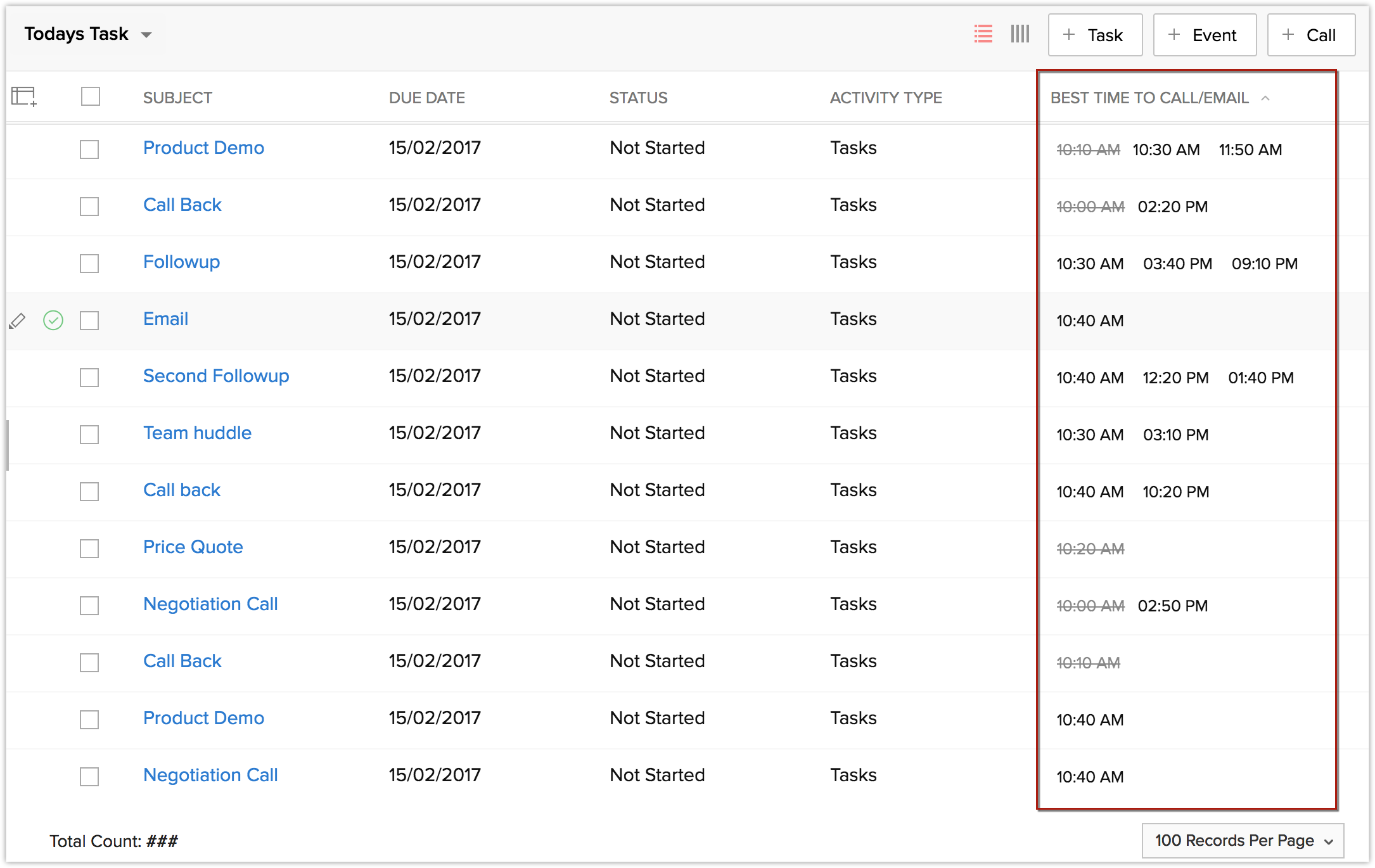 zia-best-time-to-contact-task-list-view