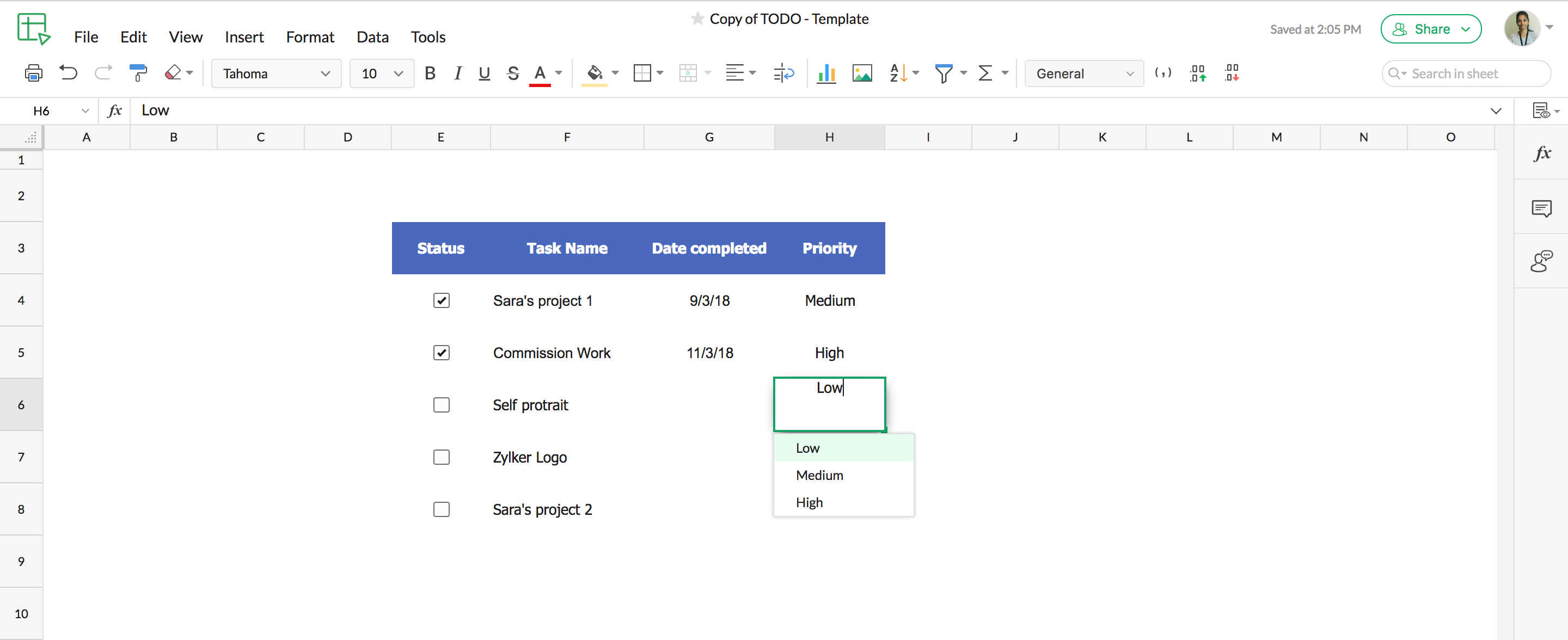 Software de planilhas online Crie planilhas gratuitamente – Zoho Sheet