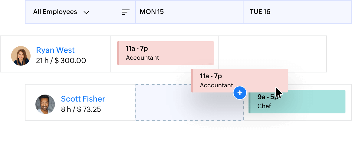 Scheduling Interface