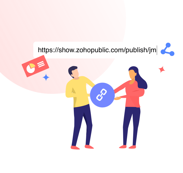 Sharing published presentation with a link