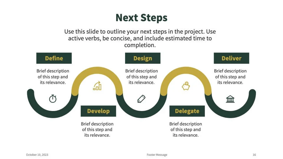 Next steps