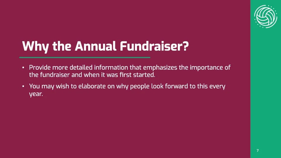Annual Fundraiser