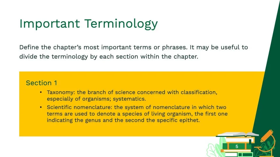 Terminology