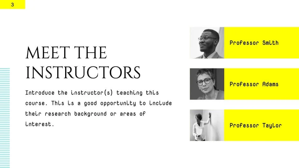 Instructors