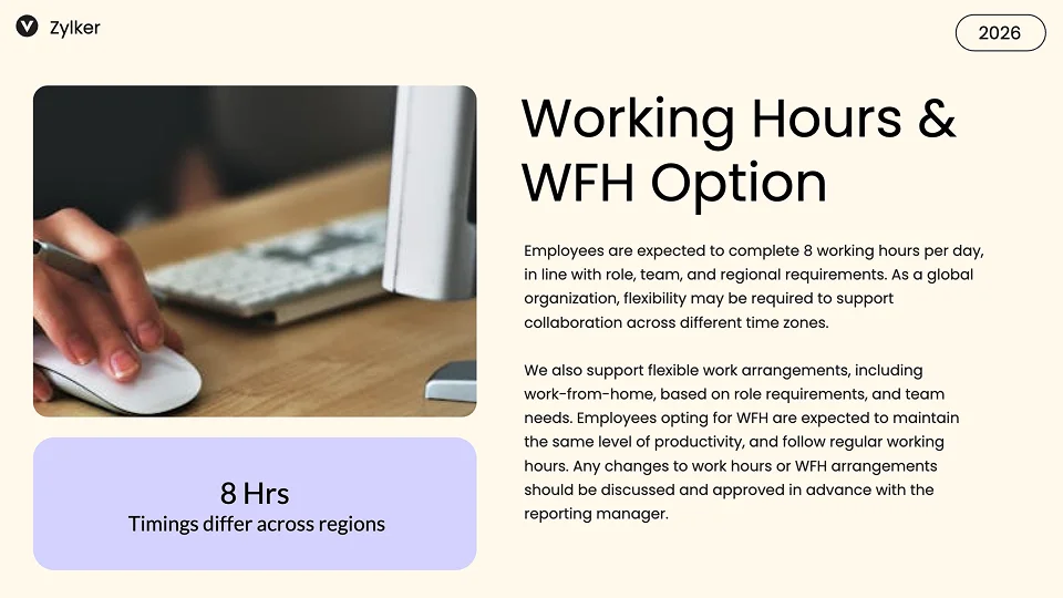 Employee Handbook Presentation Template