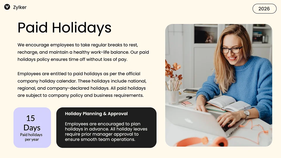 Employee Handbook Presentation Template