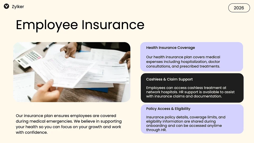 Employee Handbook Presentation Template