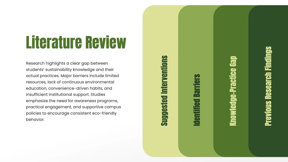 Environmental Thesis Presentation Template
