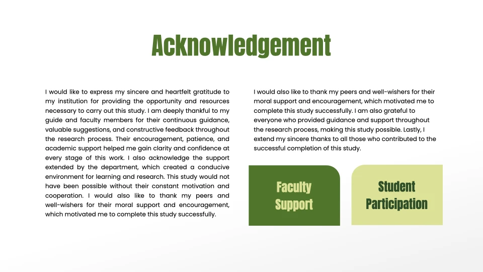 Environmental Thesis Presentation Template