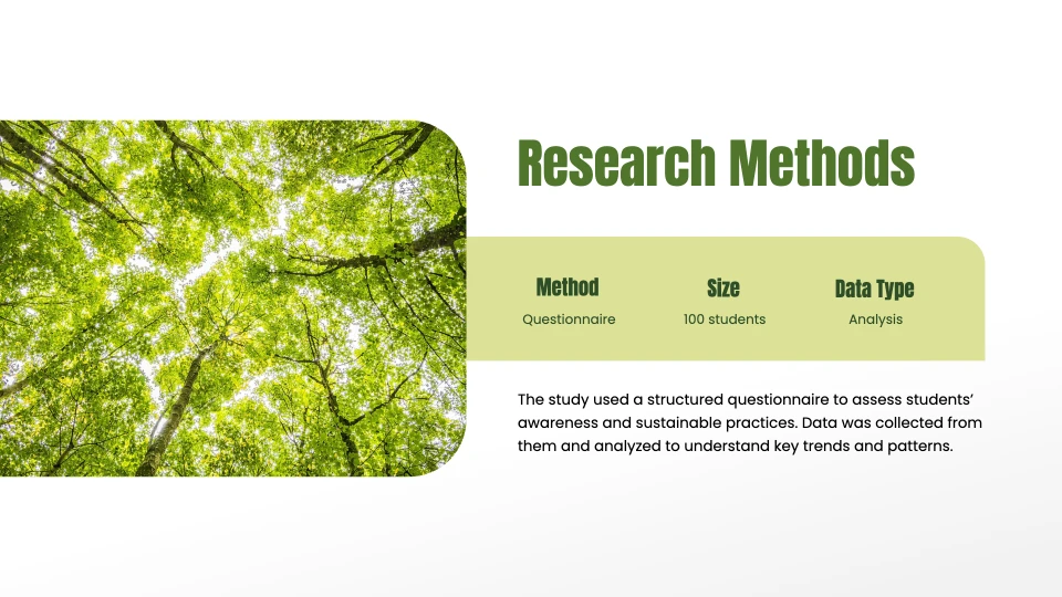 Environmental Thesis Presentation Template