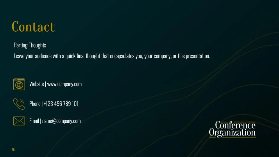 Event contact
