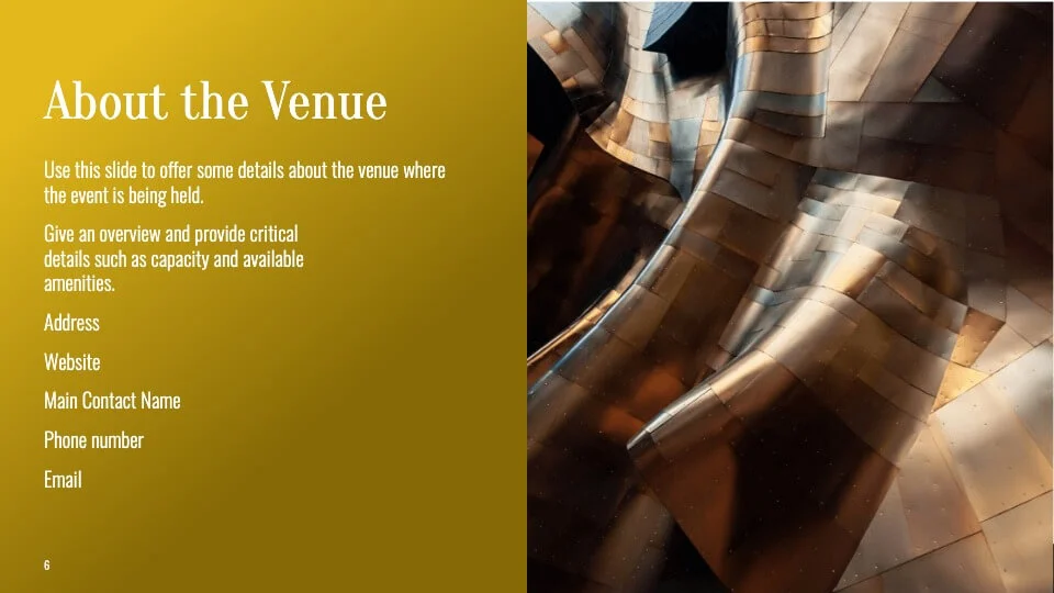 About the venue