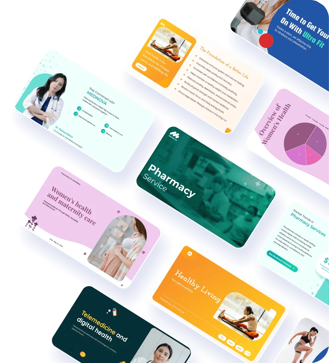 Overview of HR and recruitment presentation templates available in Zoho Show