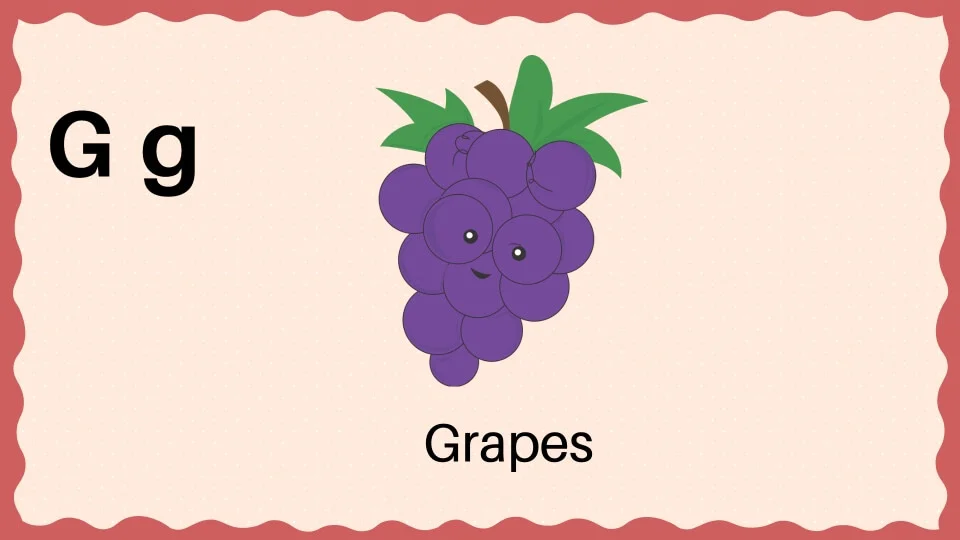 Kids G Letter