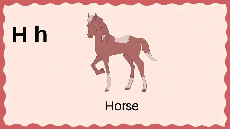 Kids H Letter
