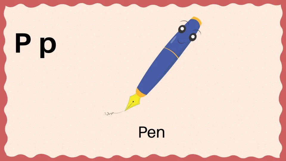 Kids P Letter