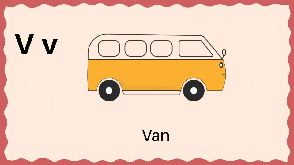 Kids V Letter