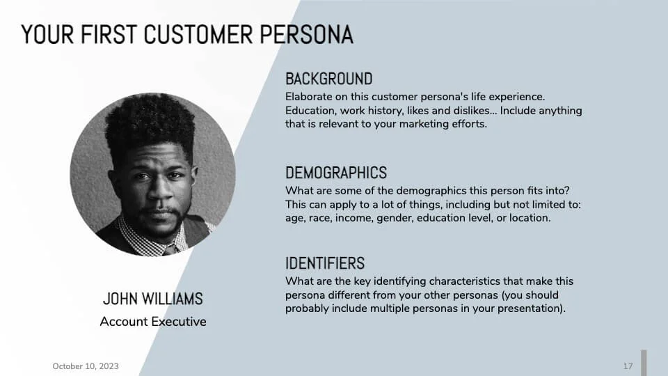 Customer persona