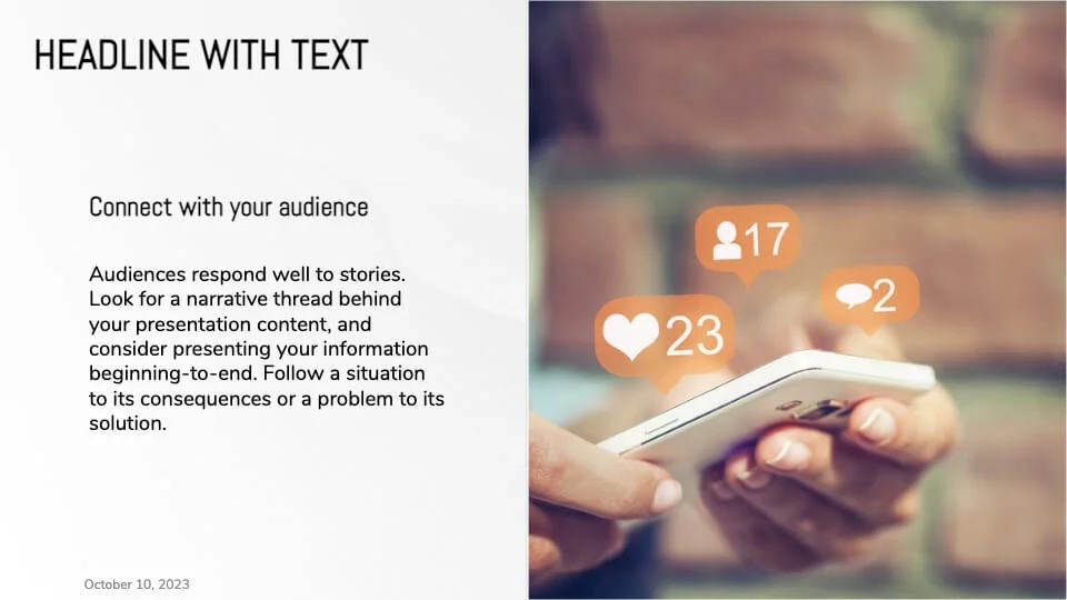 Connect with your audience