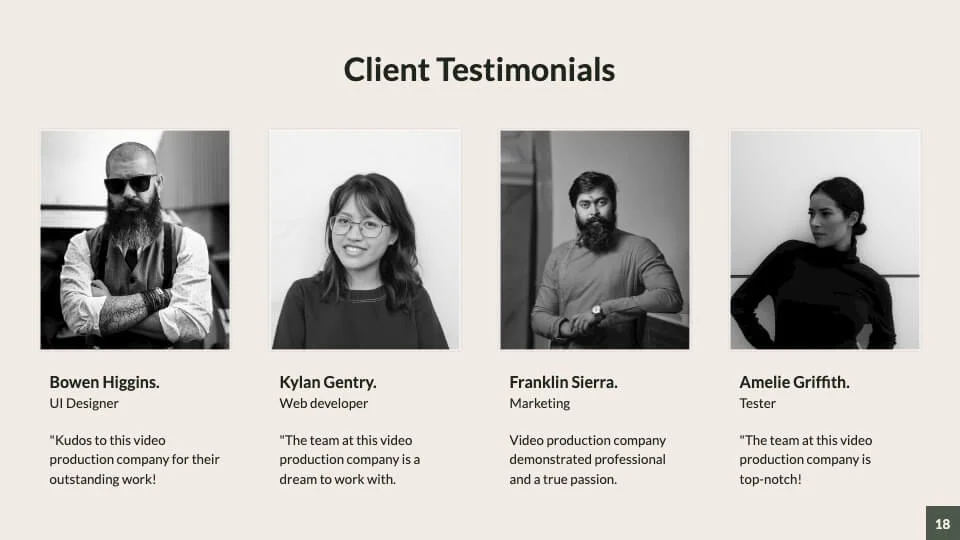 Client Testimonials
