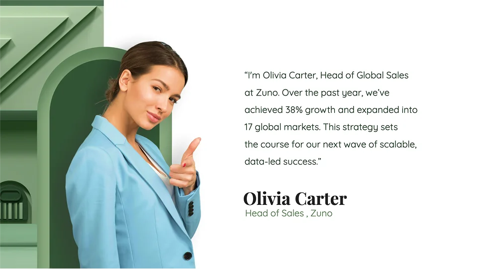 Sales strategy content