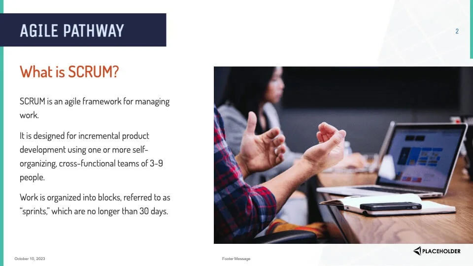 Scrum agile pathway