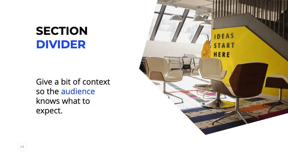 Section divider