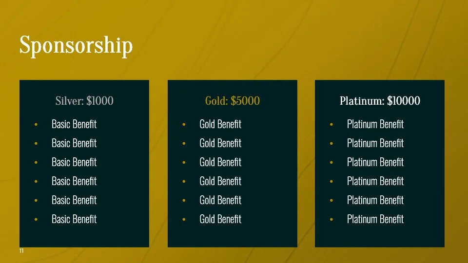 Sponsorship